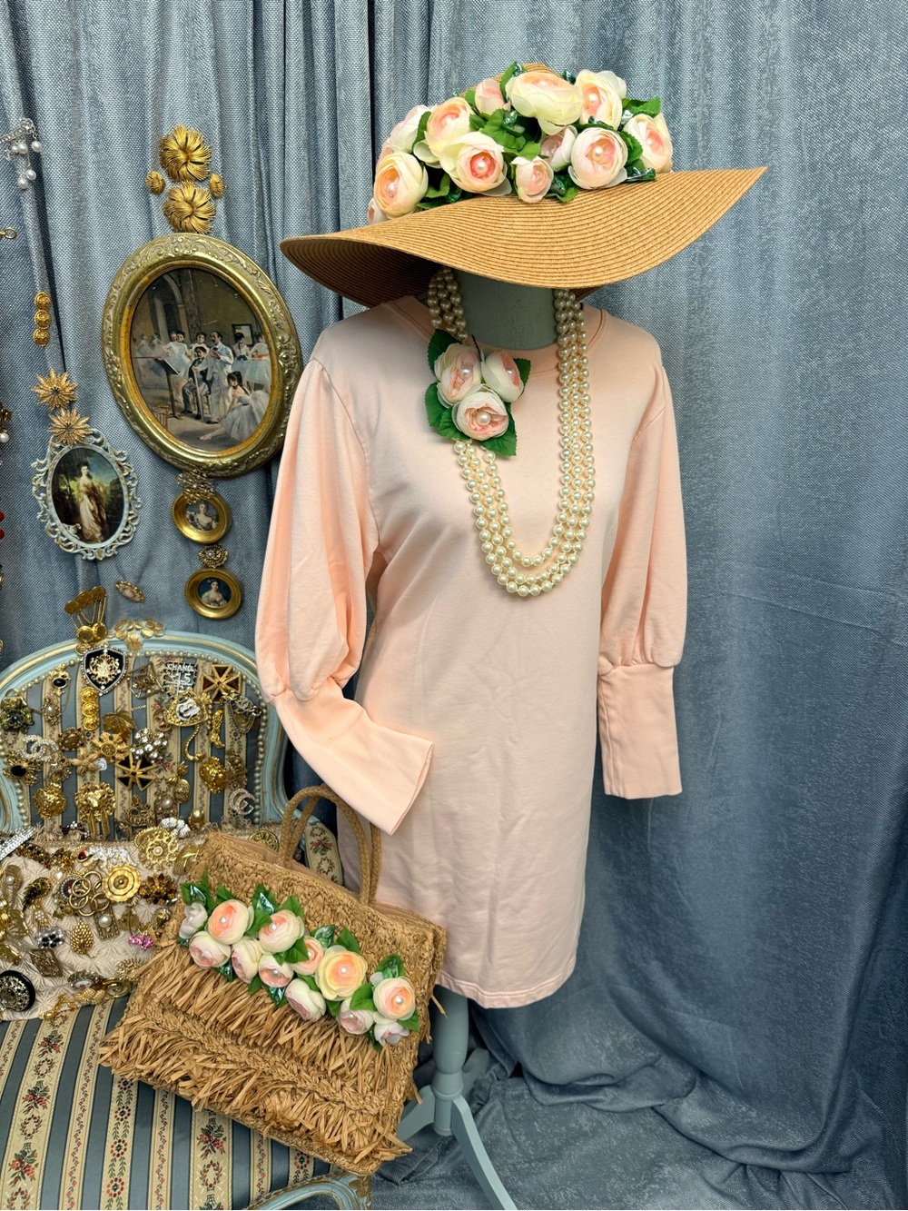 J. Crew Soft Pink Peach Dress